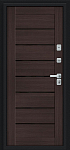 Дверь Thermo Техно Декор-2 Букле черное/Wenge Veralinga BR5307 фото
